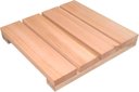Ver imagem 1 de Deck de Madeira Modular 30x30 Cm Réguas 7 Cm Neonx com Pintura:osmocolor Incolor Uv Glass