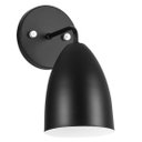 Ver imagem 2 de Kit 2 Arandela Aluminio Cone Sadan Preto 23x25cm