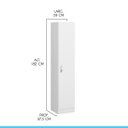 Ver imagem 2 de Sapateira Organizadora Londres com 1 Porta Menu Móveis Branco