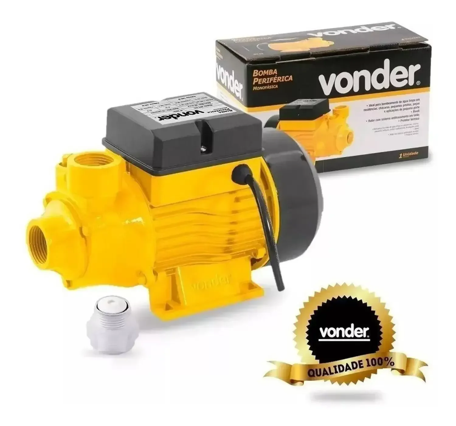 Ver imagem 2 de Bomba Periferica 0,5cv Bpv375 127v 220v Vonder