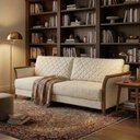 Ver imagem 6 de Sofa 2 Lugares Ambar 165 cm Braços Pes em Madeira Boucle Tce 1010 Moll