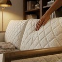 Ver mais imagens de Sofa 2 Lugares Ambar 165 cm Braços Pes em Madeira Boucle Tce 1010 Moll