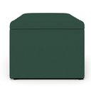 Ver imagem 4 de Kit Cabeceira Cama Box Solteiro 100cm com Calçadeira Baú Dália W01 Linho Verde Musgo - Lyam