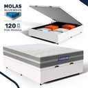 Ver imagem 3 de Cama Box Baú + Colchão Gazin de Molas Ensacadas One Face Air Up Casal 138 cm