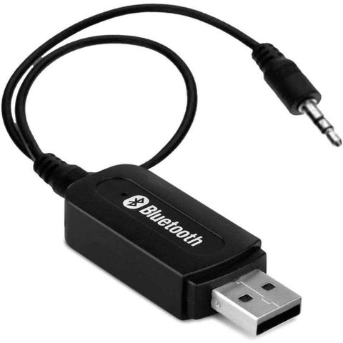 Receptor Adaptador Bluetooth Cabo -p2 Carro Caixa Som Home Theater