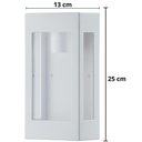 Ver imagem 3 de Kit 6 Arandelas Externas Prime Luminárias Bivolt de Parede Jardim Muro Entrada Dital