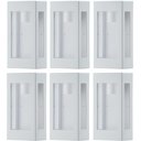 Ver imagem 1 de Kit 6 Arandelas Externas Prime Luminárias Bivolt de Parede Jardim Muro Entrada Dital