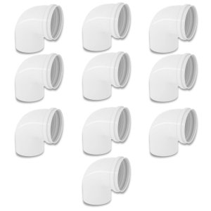 Joelho 90º Esgoto 100mm | Tigre | 10 Un