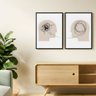 Kit 2 Quadros Psicologia Linhas da Mente 40x60 Moldura:preta - 3