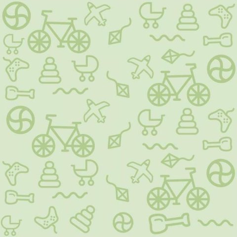Papel de Parede Infantil Brinquedos