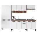 Ver imagem 2 de Cozinha Modulada 5 Peças Ana Freijó Branco Megasul