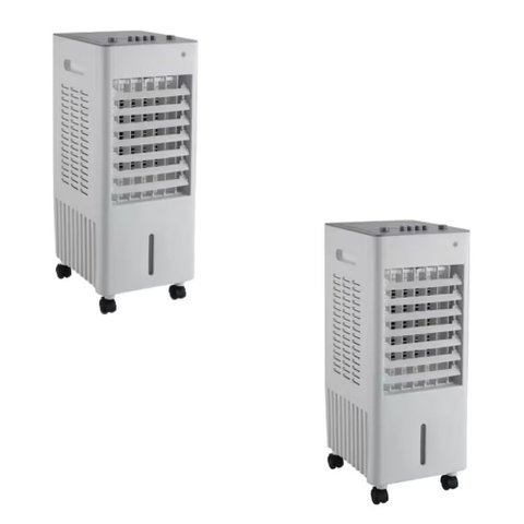 Kit 02 Climatizador de Ar 110v Umidificador Portátil 8 Litros Praxis Cp08