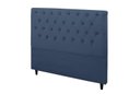 Ver imagem 1 de Cabeceira Embaixatriz Plus Queen 1600mm Veludo Azul - Simbal