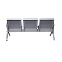 Ver imagem 4 de Cadeira Longarina 3 Lugares Elegance Bob Cinza