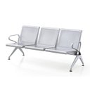 Ver imagem 1 de Cadeira Longarina 3 Lugares Elegance Bob Cinza