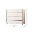 Ver imagem 3 de Comoda São Caetano do Sul Branco Freijo