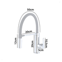 Ver imagem 2 de Monocomando Gourmet Cozinha (5 a 40mca) Next Chrome - Levo
