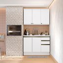 Ver imagem 1 de Armário de Cozinha Compacta 100% Mdf 120cm Branco Celeste Kappesberg