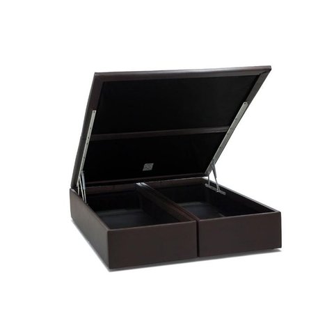 Cama Box Baú Universal Queen Courano Brown (158x198x35) - Ortobom