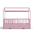 Ver imagem 1 de Cama Montessoriana Solteiro C/ Auxiliar Rosa