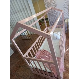 Cama Montessoriana Solteiro C/ Auxiliar Rosa - 4