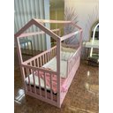 Ver imagem 2 de Cama Montessoriana Solteiro C/ Auxiliar Rosa