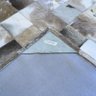 Tapete de Couro Cinza Natural Malhado 1,50x2,00 C/B Pç 10x10 - 3