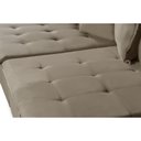 Ver imagem 5 de Sofá 5 Lugares Modular Olinda 2.90 MT com Molas Retrátil e Reclinável Veludo Nobre Sofatec