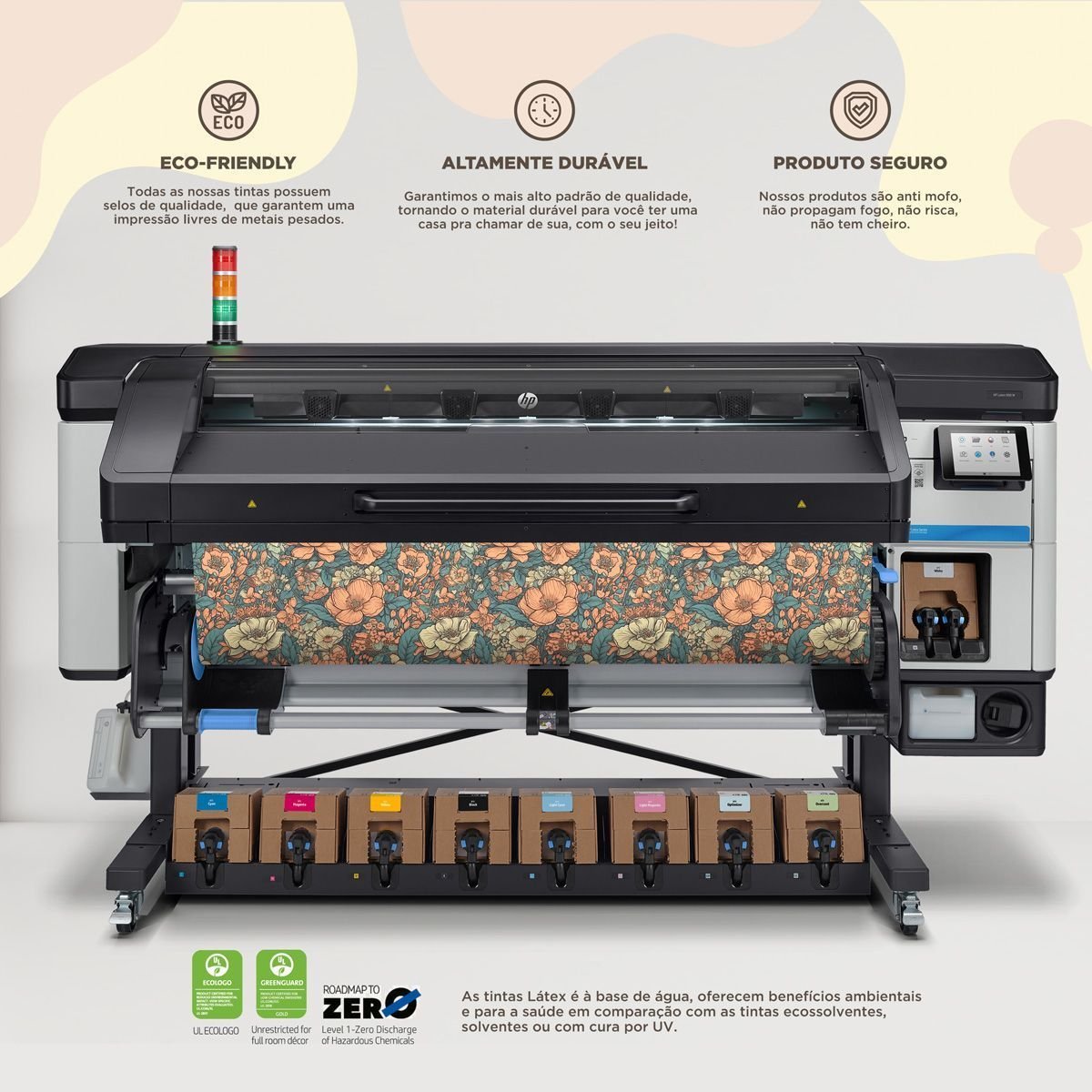 Papel de Parede Adesivo Boho Floral 1 - 3