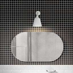 Papel de Parede Adesivo Pastilha Preta Cozinha Banheiro Autocolante - 4