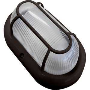 Tartaruga Clean Pp Lente Pc 1xe27 Ip41 Preto Blumenau Iluminação Tartaruga Led Ip41 com Grade para