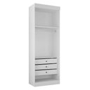 Ver imagem 2 de Modulo Orion 02 Portas Branco - Leifer Móveis