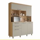 Ver imagem 1 de Cozinha Nobreza 5 Portas 2 Gavetas 160cm 100 Mdf Nesher
