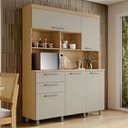 Ver imagem 2 de Cozinha Nobreza 5 Portas 2 Gavetas 160cm 100 Mdf Nesher