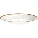 Ver imagem 3 de Aparelho de Jantar 24 Peças Tramontina Marrom Rustico em Porcelana Decorada Mesa Posta Elegante