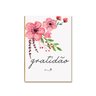 Kit 02 Placas Mdf Love e Gratidão Decoração Parede 28,7x22cm - 6