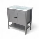 Ver imagem 1 de Gabinete para Banheiro 2 Portas Hudson