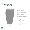 Ver imagem 5 de Vaso Fibra de Vidro Atenas m 67cm Decorativo Branco Brilho