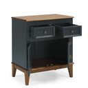 Ver imagem 2 de Balcão de Madeira Maciça 2 Portas e 2 Gavetas - Azul Petróleo