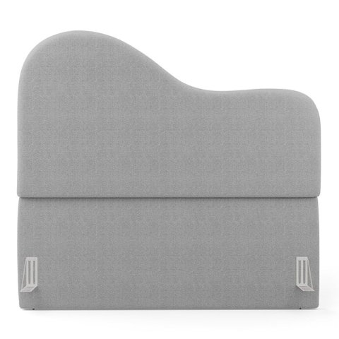 Cabeceira Orgânica Cama Box Queen Size Sea 160cm com Frame Bouclé - Desk Design