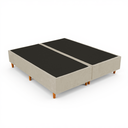 Ver imagem 1 de Base Cama Box Casal Queen Bipartida 158x198x37 Cor Bege