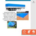 Ver imagem 3 de Lona Carreteiro Leve Reforçada Impermeável Proteção Uv 75g 5