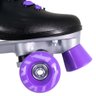 Patins Quad Retro Basic 4 Rodas Preto e Roxo Bel - 37 - 6