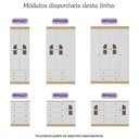 Ver imagem 7 de Berço 3 em 1 para Colchão 130x60cm com Cômoda 2 Portas 4 Gavetas Amora Multimóveis Mp4763