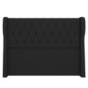 Ver imagem 6 de Cabeceira Casal Queen Cama Box 160cm Malva I02 Linho Preto - Mpozenato