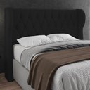 Ver imagem 2 de Cabeceira Casal Queen Cama Box 160cm Malva I02 Linho Preto - Mpozenato