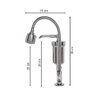 Torneira Metal Inox Filtro Gourmet Pia Mesa Cozinha Bancada Del Metais - 4