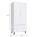 Ver imagem 5 de Quarto de Bebê Completo Roupeiro 2 Portas 2 Gavetas com Cômoda 3 Gavetas 1 Nicho Nuvem Branco