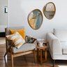 Kit Espelho Decorativo Orgânico Freijó 29x44cm e 43x58cm Epm - 1