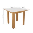 Ver imagem 4 de Conjunto de Sala de Jantar 1 Mesa 4 Cadeiras Atenas